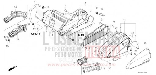 FILTRE A AIR NSS350AR de 2024